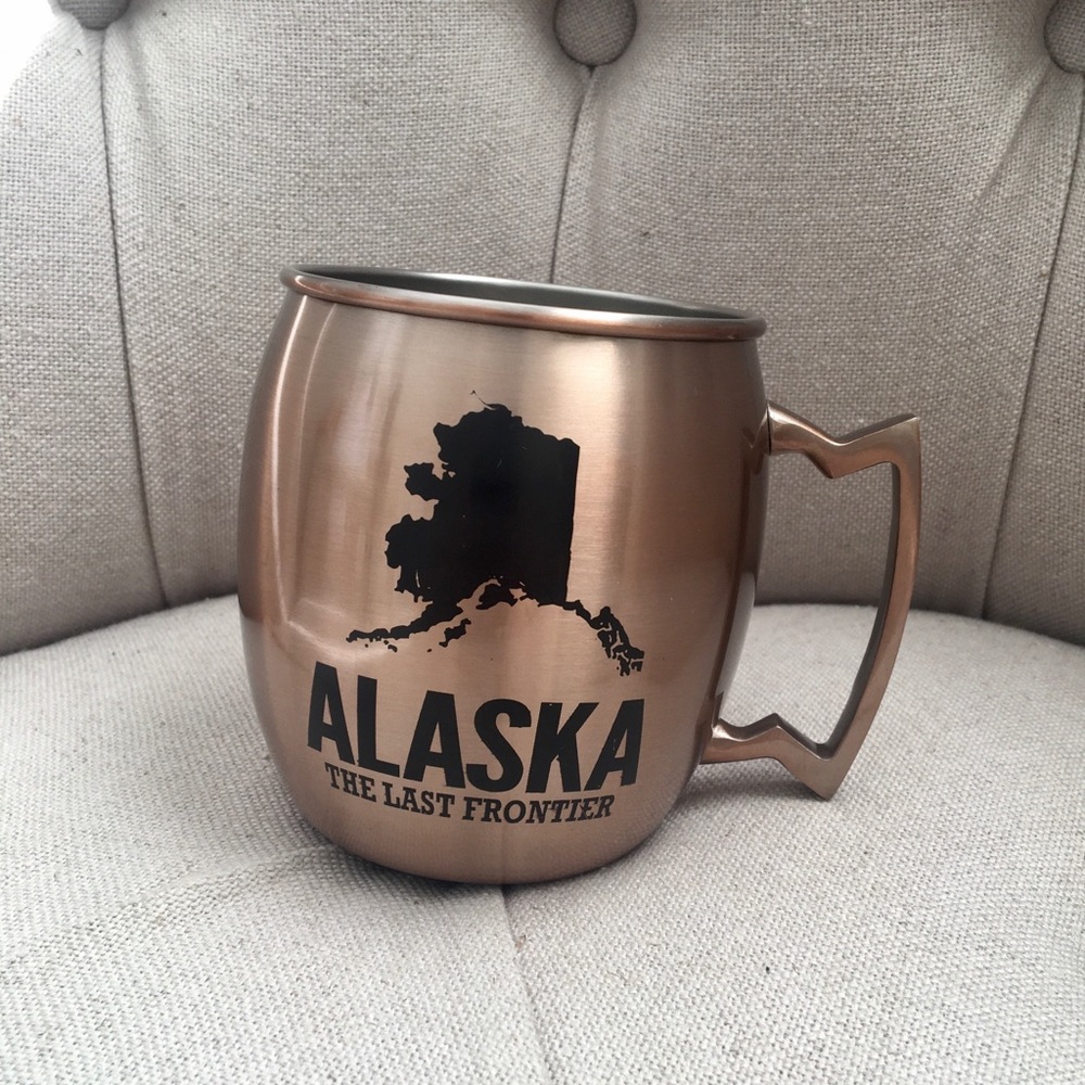 🤎 Alaska Moscow mule cup mug souvenir gift stainless steel the last frontier